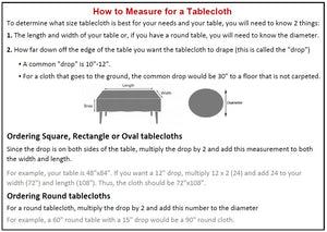 Solid White Tablecloths