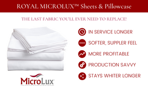 Royal MicroLux™ Sheets & Pillowcases – Solid White