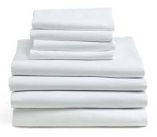 Economy T130 Sheets & Pillowcases width=
