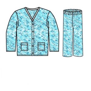 Polyester Adult PJ width=
