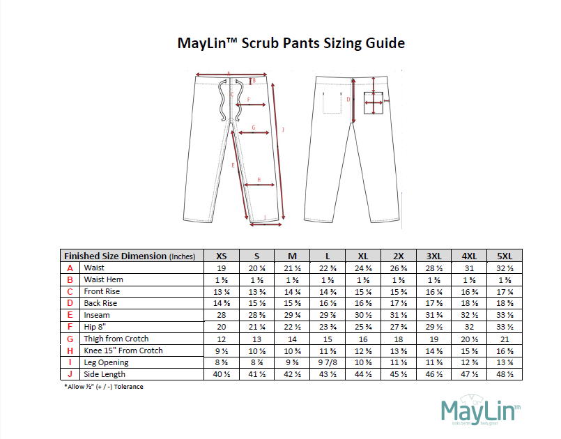 MayLin™ Unisex  Scrub Pant